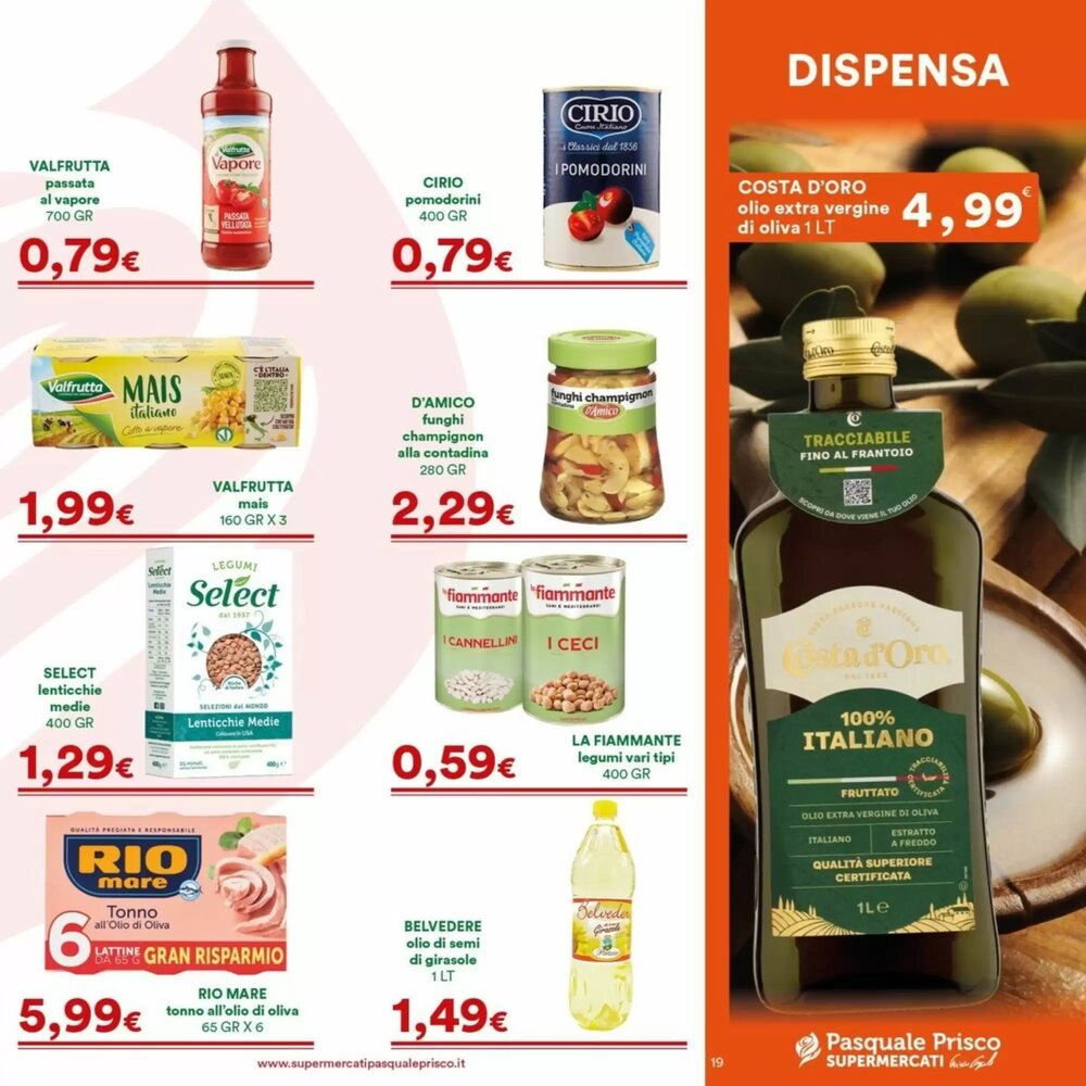 Volantino promozionale Supermercati Pasquale Prisco  valide dal 29/12/2025 - Pagina 19.