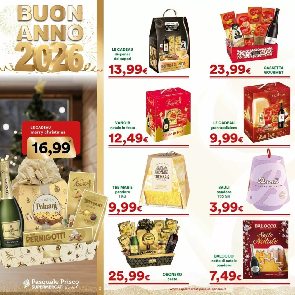 Volantino promozionale Supermercati Pasquale Prisco  valide dal 29/12/2025 - Pagina 2.