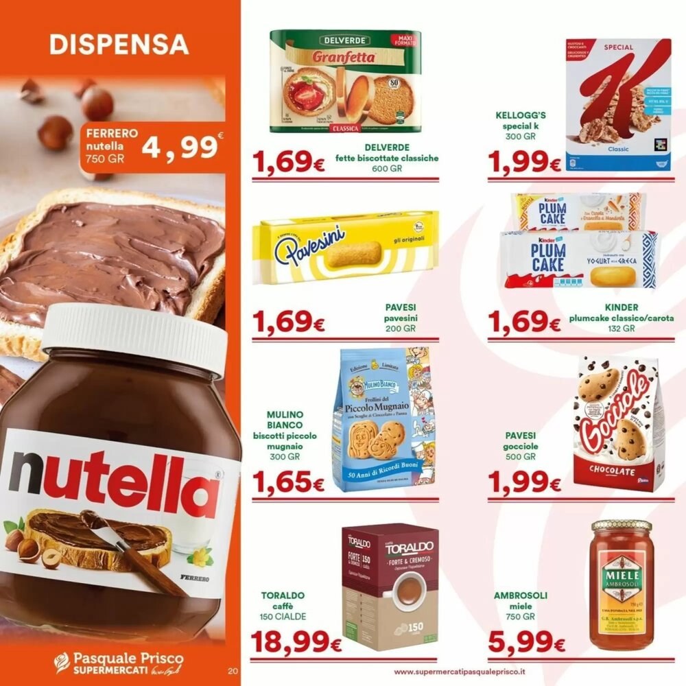 Volantino promozionale Supermercati Pasquale Prisco  valide dal 29/12/2025 - Pagina 20.