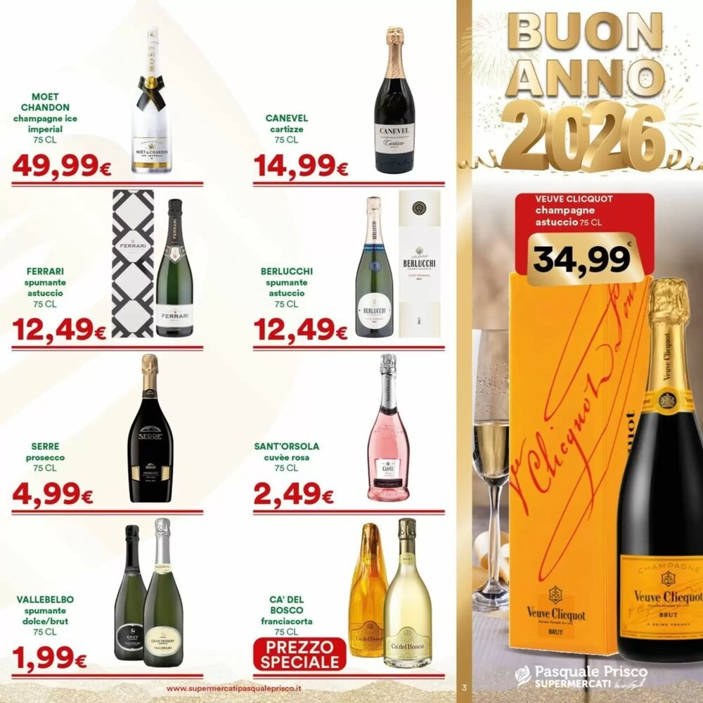 Volantino promozionale Supermercati Pasquale Prisco  valide dal 29/12/2025 - Pagina 3.