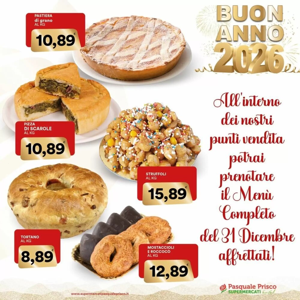 Volantino promozionale Supermercati Pasquale Prisco  valide dal 29/12/2025 - Pagina 7.