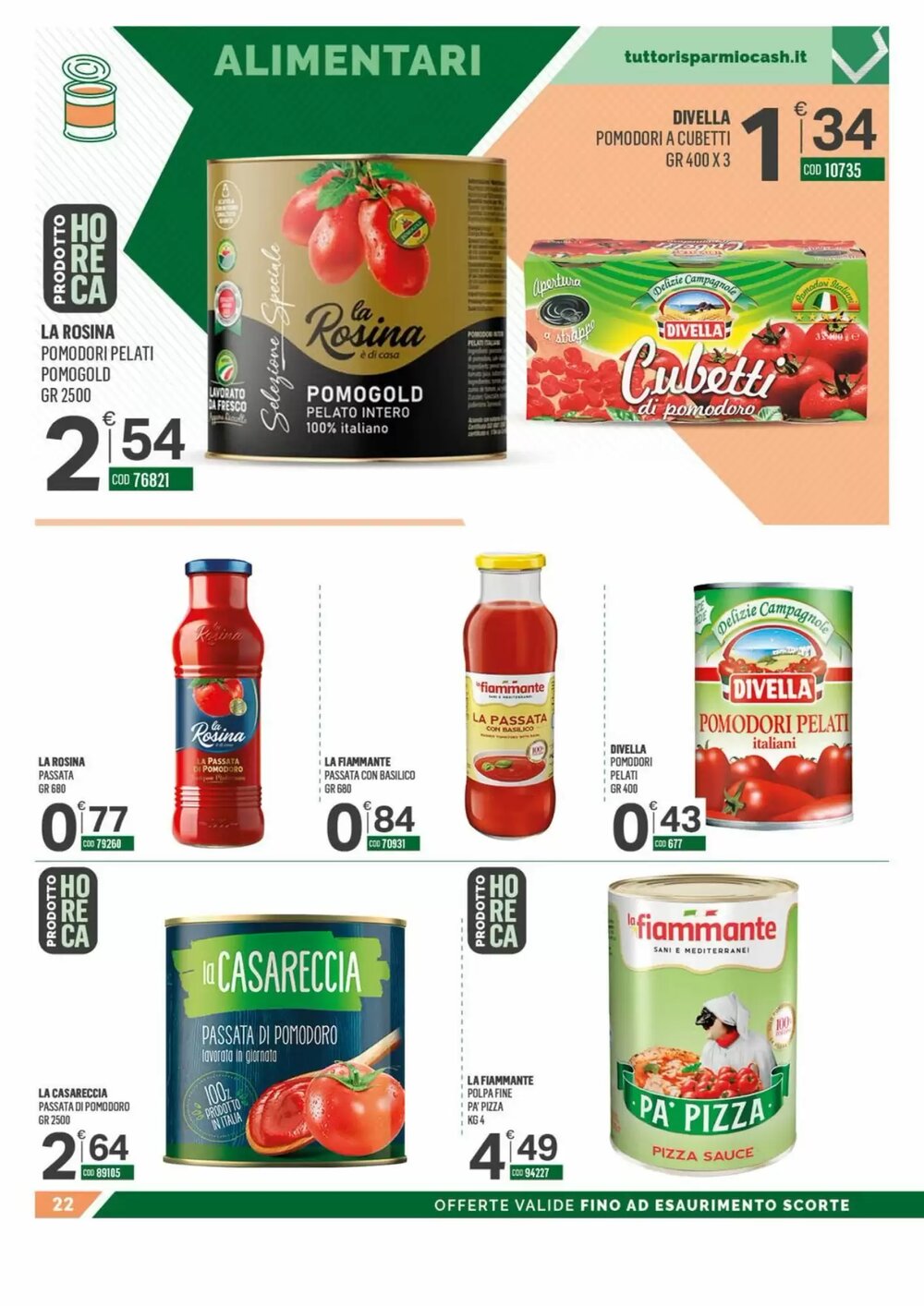 Volantino promozionale Tutto Risparmio Cash&Carry  valide dal 29/12/2025 - Pagina 22.