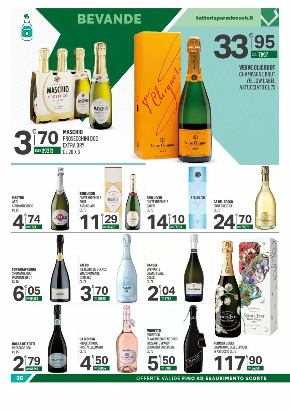 Volantino promozionale Tutto Risparmio Cash&Carry  valide dal 29/12/2025 - Pagina 26.