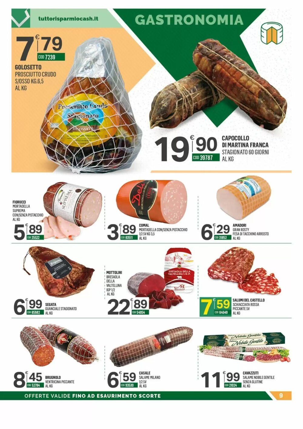 Volantino promozionale Tutto Risparmio Cash&Carry  valide dal 29/12/2025 - Pagina 9.