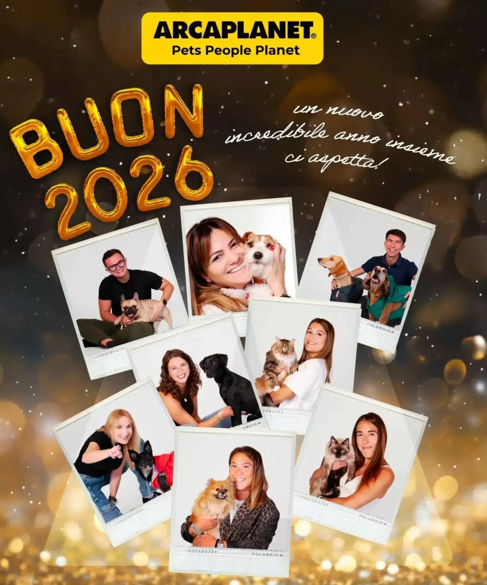 Volantino promozionale Arcaplanet  valide dal 29/12/2025 - Pagina 1.