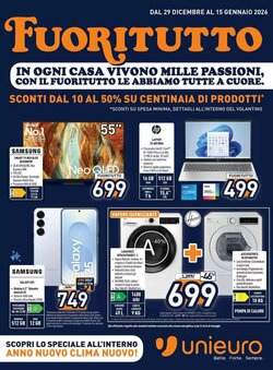 Volantino promozionale Unieuro  valide dal 29/12/2025