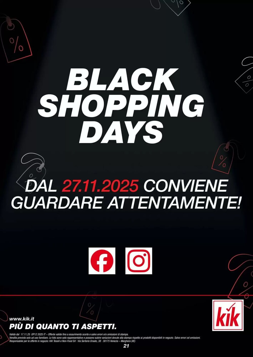 Volantino promozionale KiK  valide dal 29/12/2025 - Pagina 21.