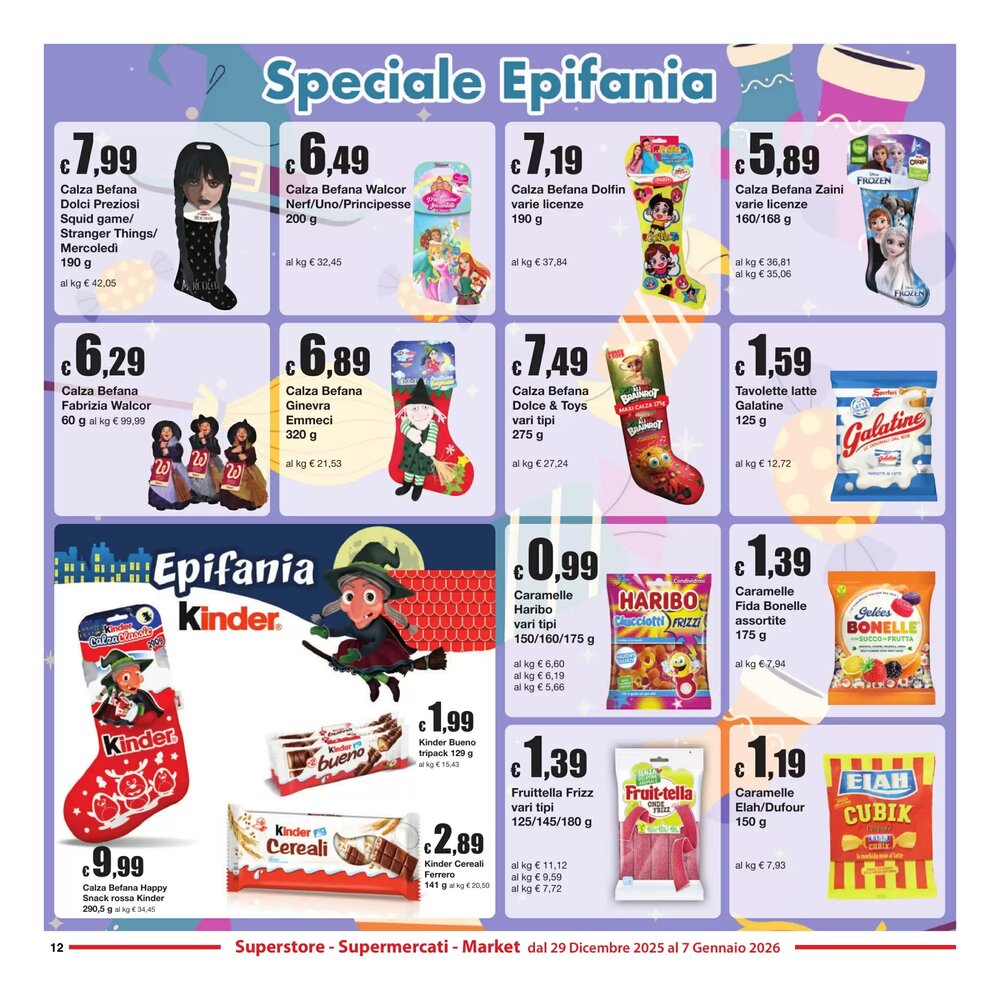 Volantino promozionale Sì con te  valide dal 29/12/2025 - Pagina 12.