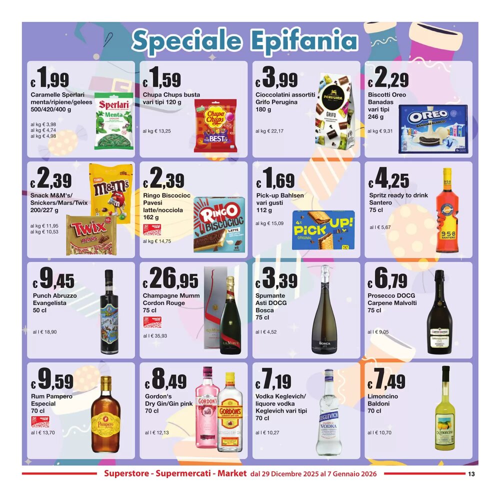 Volantino promozionale Sì con te  valide dal 29/12/2025 - Pagina 13.