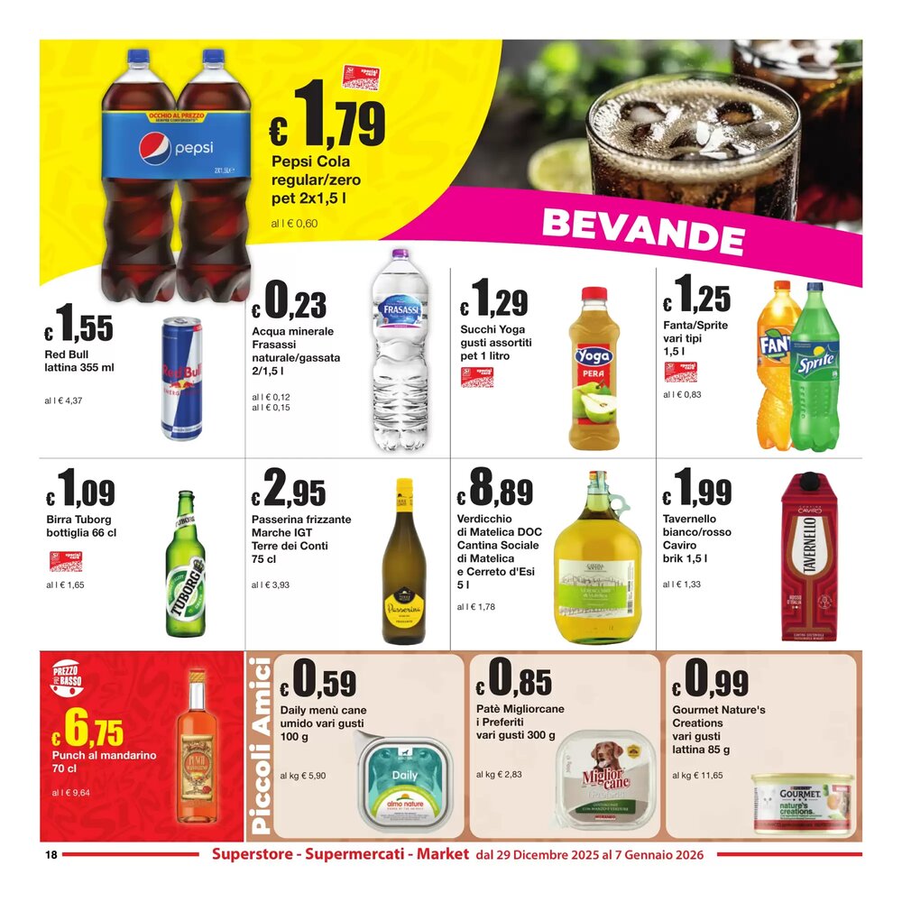 Volantino promozionale Sì con te  valide dal 29/12/2025 - Pagina 18.