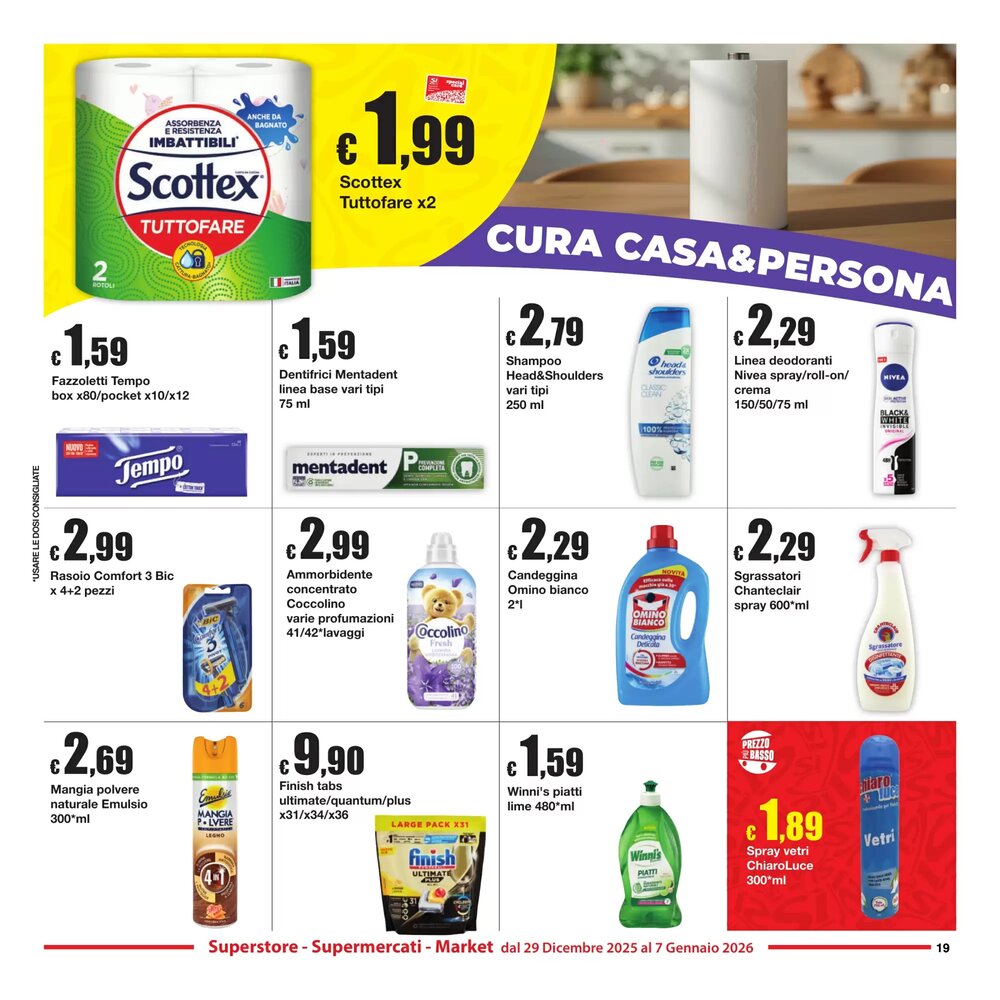 Volantino promozionale Sì con te  valide dal 29/12/2025 - Pagina 19.