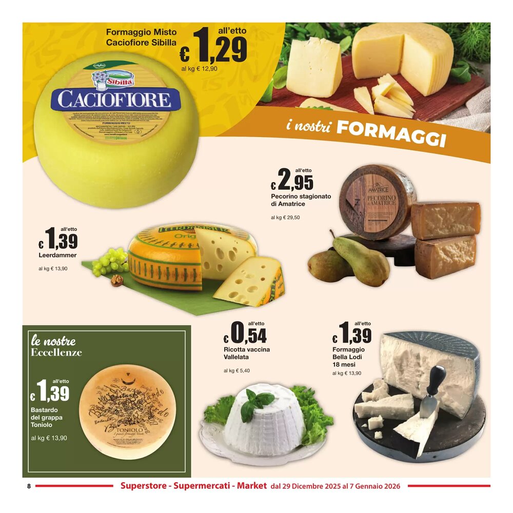 Volantino promozionale Sì con te  valide dal 29/12/2025 - Pagina 8.