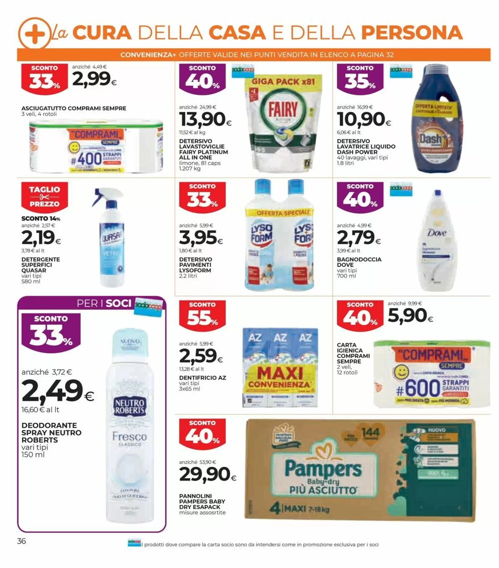 Volantino promozionale Ipercoop valide dal 29/12/2025 - Pagina 36.