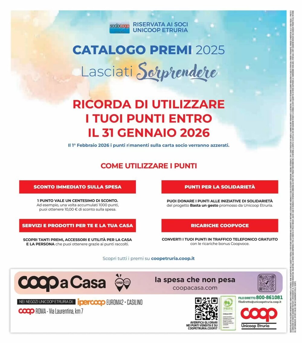 Volantino promozionale Ipercoop valide dal 29/12/2025 - Pagina 40.