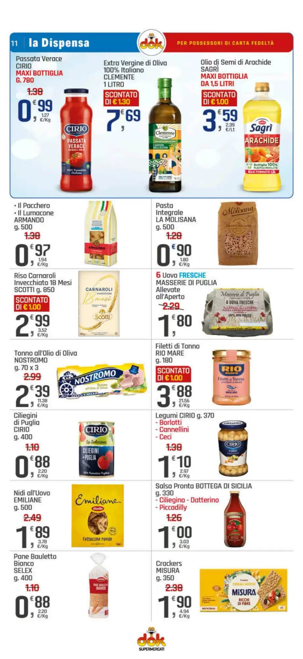 Volantino promozionale Supermercati Dok  valide dal 30/12/2025 - Pagina 11.