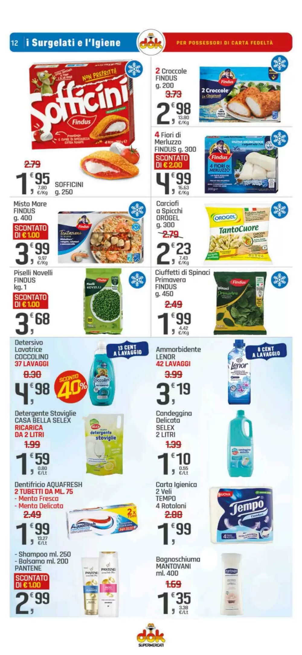 Volantino promozionale Supermercati Dok  valide dal 30/12/2025 - Pagina 12.