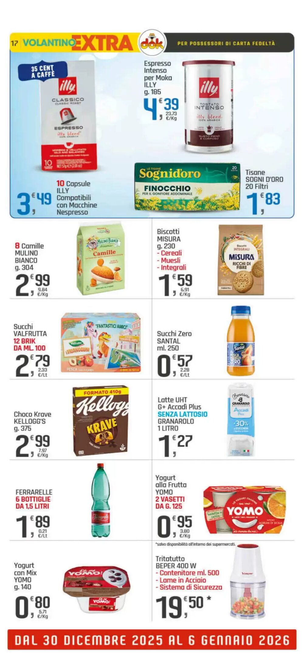 Volantino promozionale Supermercati Dok  valide dal 30/12/2025 - Pagina 17.