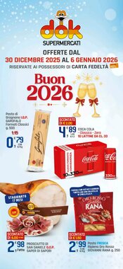 Volantino promozionale Supermercati Dok  valide dal 30/12/2025
