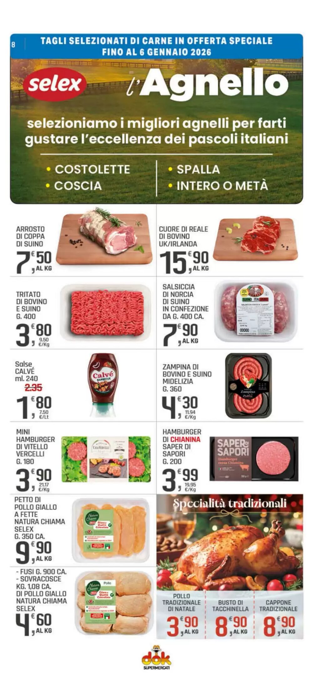 Volantino promozionale Supermercati Dok  valide dal 30/12/2025 - Pagina 8.