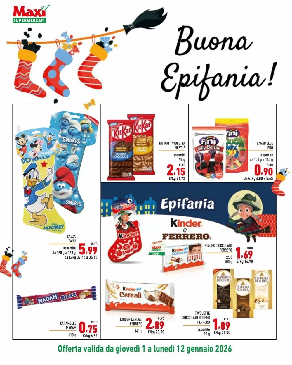 Volantino promozionale Maxi Supermercati  valide dal 01/01/2026 - Pagina 10.