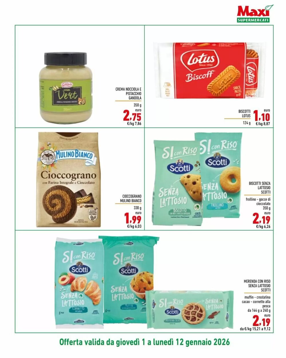 Volantino promozionale Maxi Supermercati  valide dal 01/01/2026 - Pagina 11.