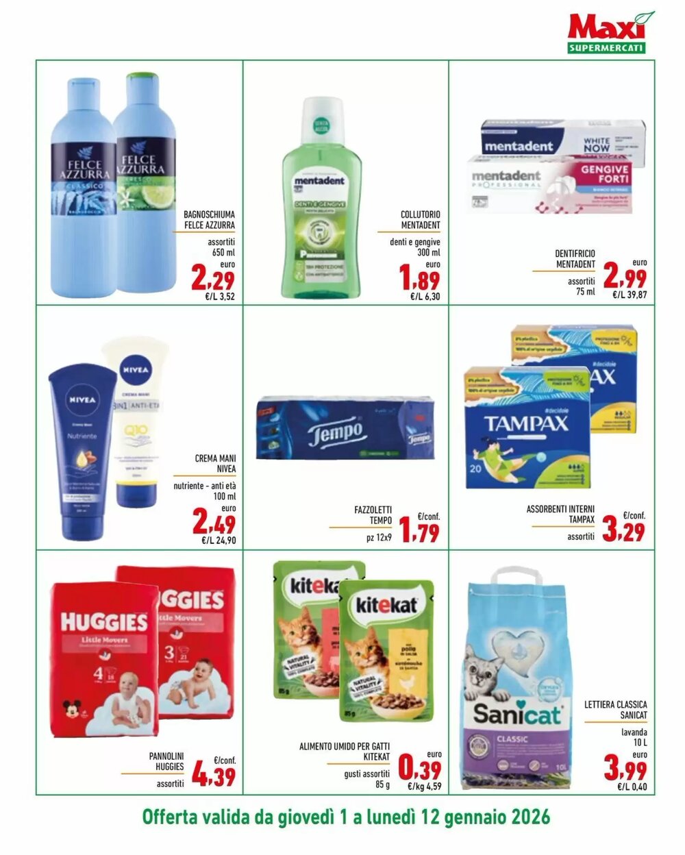 Volantino promozionale Maxi Supermercati  valide dal 01/01/2026 - Pagina 15.