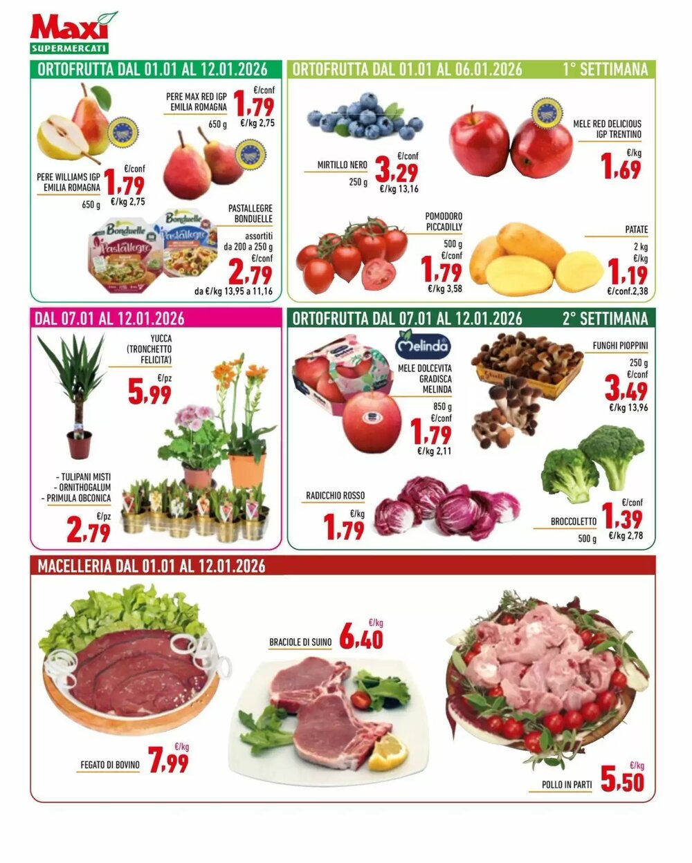 Volantino promozionale Maxi Supermercati  valide dal 01/01/2026 - Pagina 2.