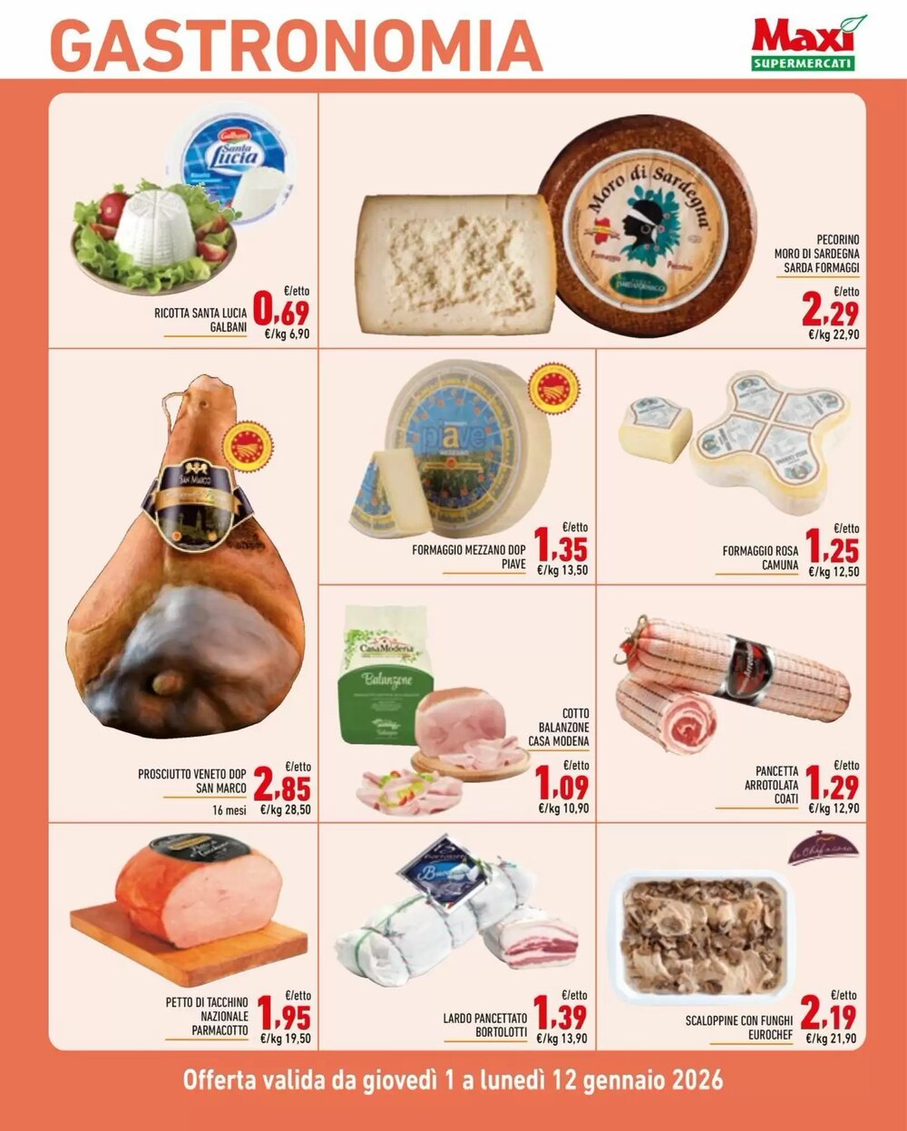 Volantino promozionale Maxi Supermercati  valide dal 01/01/2026 - Pagina 3.