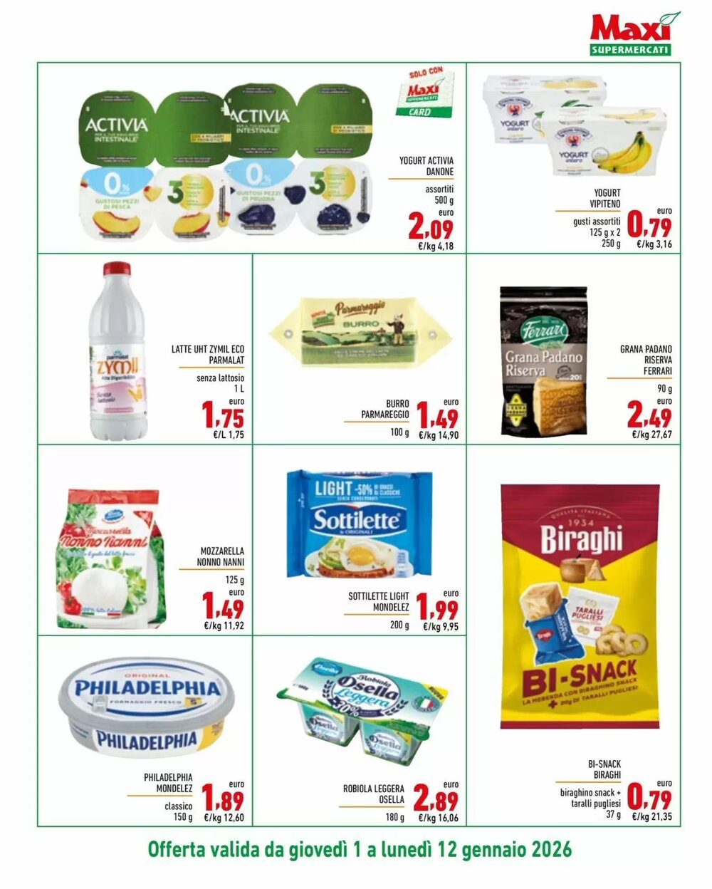 Volantino promozionale Maxi Supermercati  valide dal 01/01/2026 - Pagina 5.