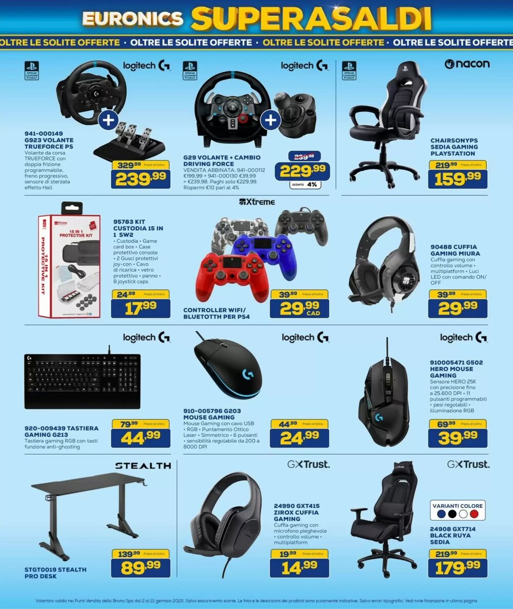 Volantino promozionale Euronics  valide dal 01/01/2026 - Pagina 13.