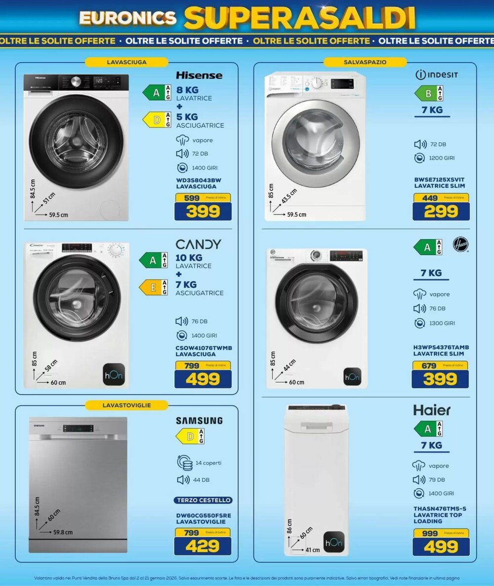 Volantino promozionale Euronics  valide dal 01/01/2026 - Pagina 16.