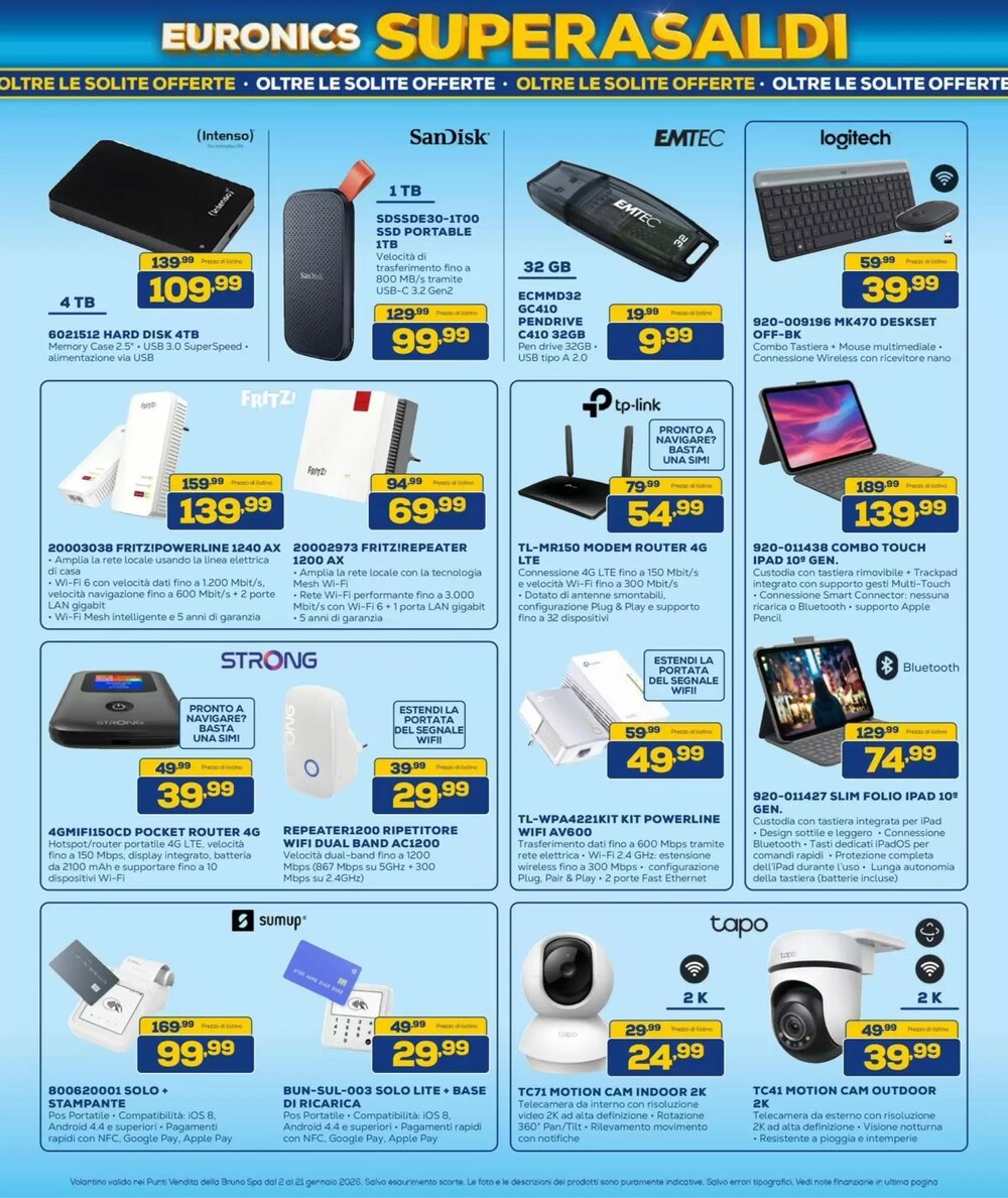 Volantino promozionale Euronics Bruno  valide dal 01/01/2026 - Pagina 11.