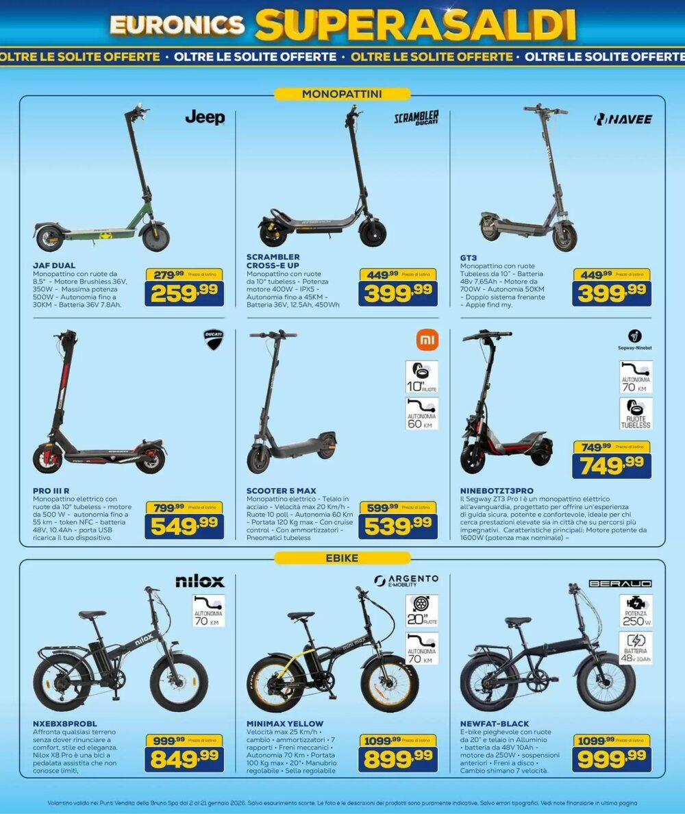 Volantino promozionale Euronics Bruno  valide dal 01/01/2026 - Pagina 14.