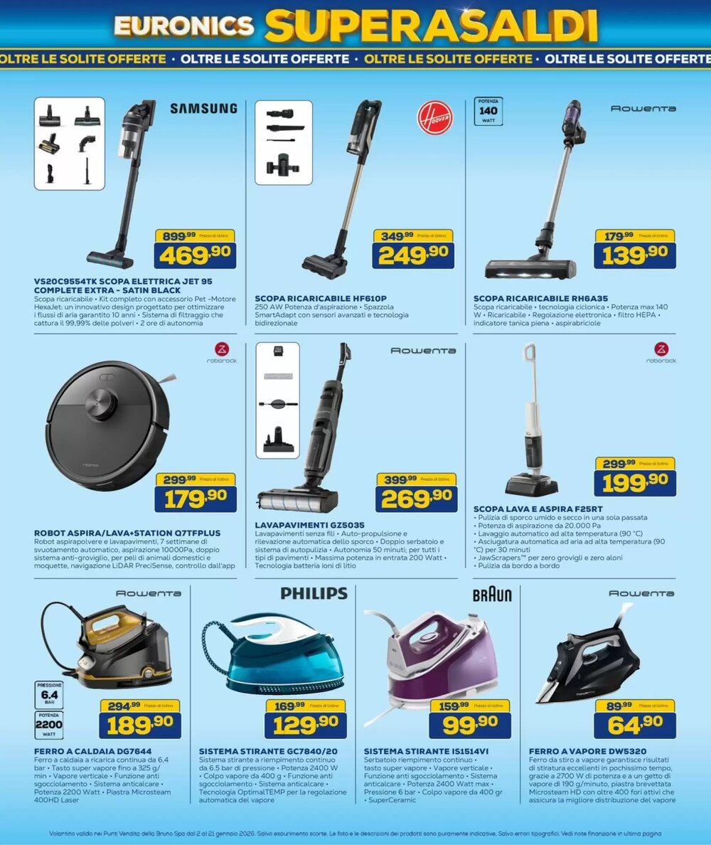 Volantino promozionale Euronics Bruno  valide dal 01/01/2026 - Pagina 28.