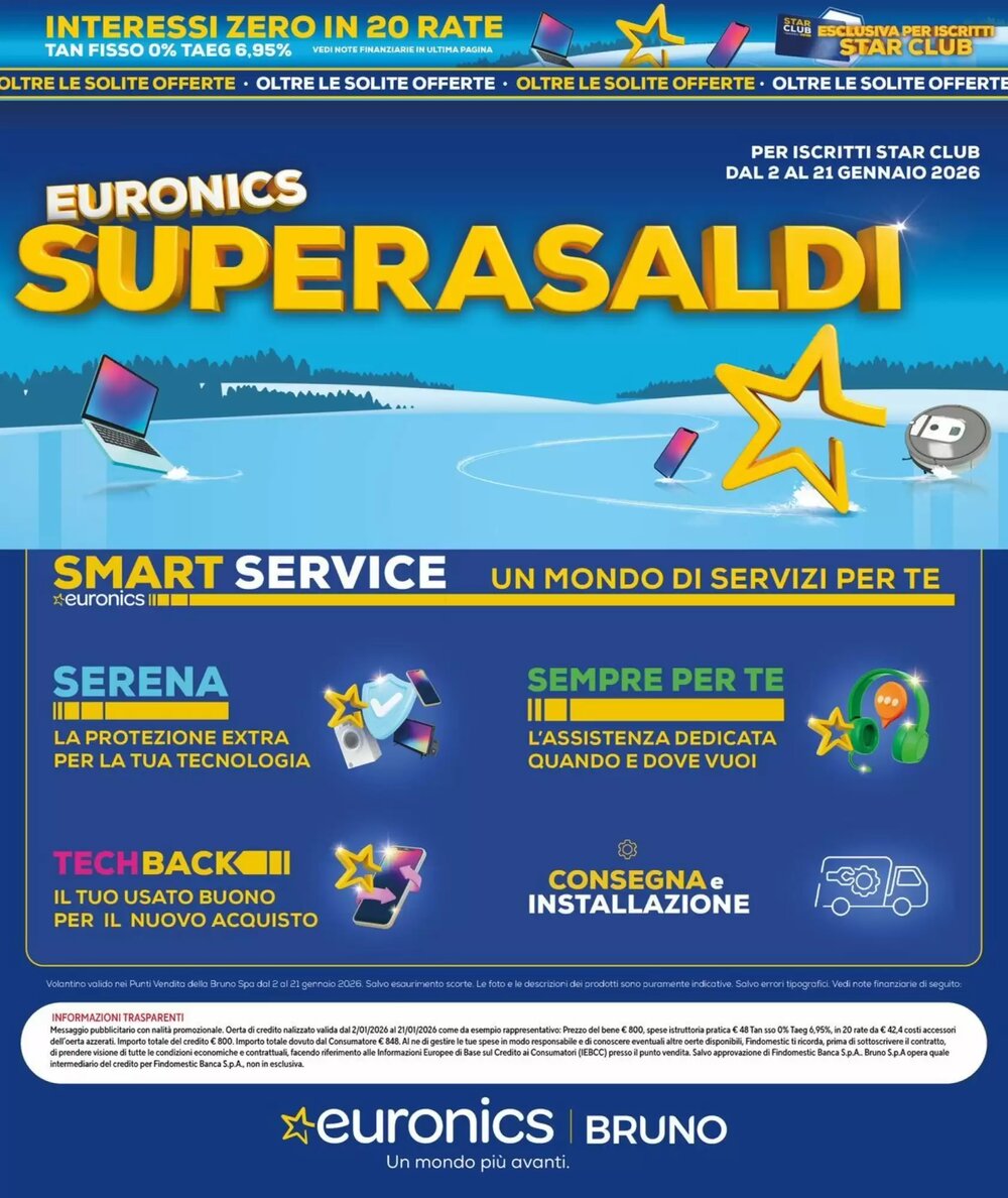 Volantino promozionale Euronics Bruno  valide dal 01/01/2026 - Pagina 36.