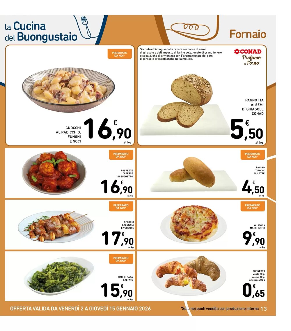 Volantino promozionale Spazio Conad  valide dal 02/01/2026 - Pagina 13.