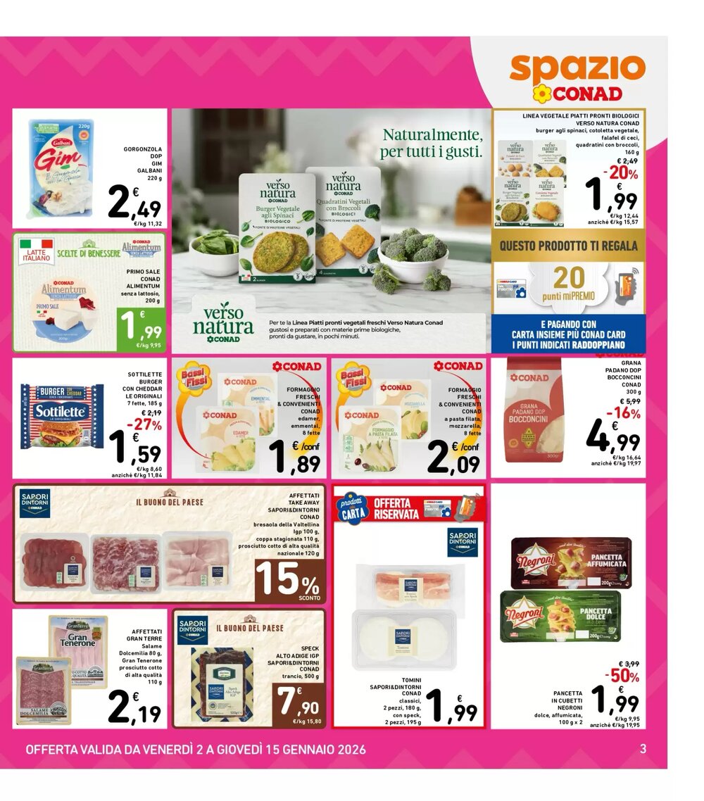 Volantino promozionale Spazio Conad  valide dal 02/01/2026 - Pagina 3.