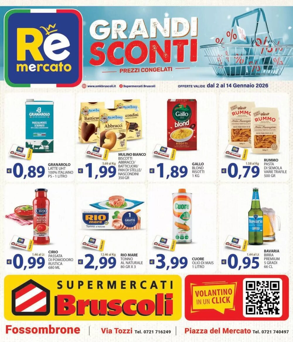 Volantino promozionale Re Mercato Lucrezia  valide dal 02/01/2026 - Pagina 1.