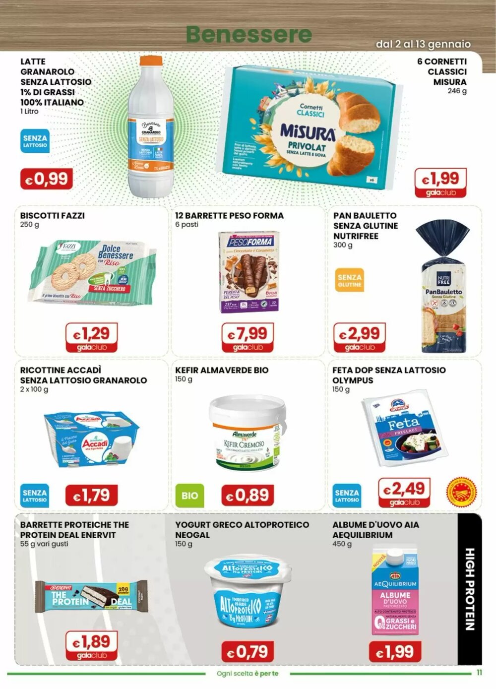 Volantino promozionale Gala Supermercati  valide dal 02/01/2026 - Pagina 11.