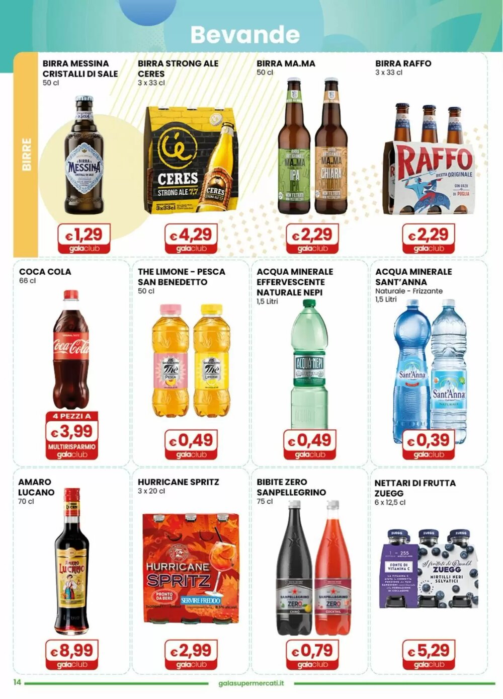 Volantino promozionale Gala Supermercati  valide dal 02/01/2026 - Pagina 14.