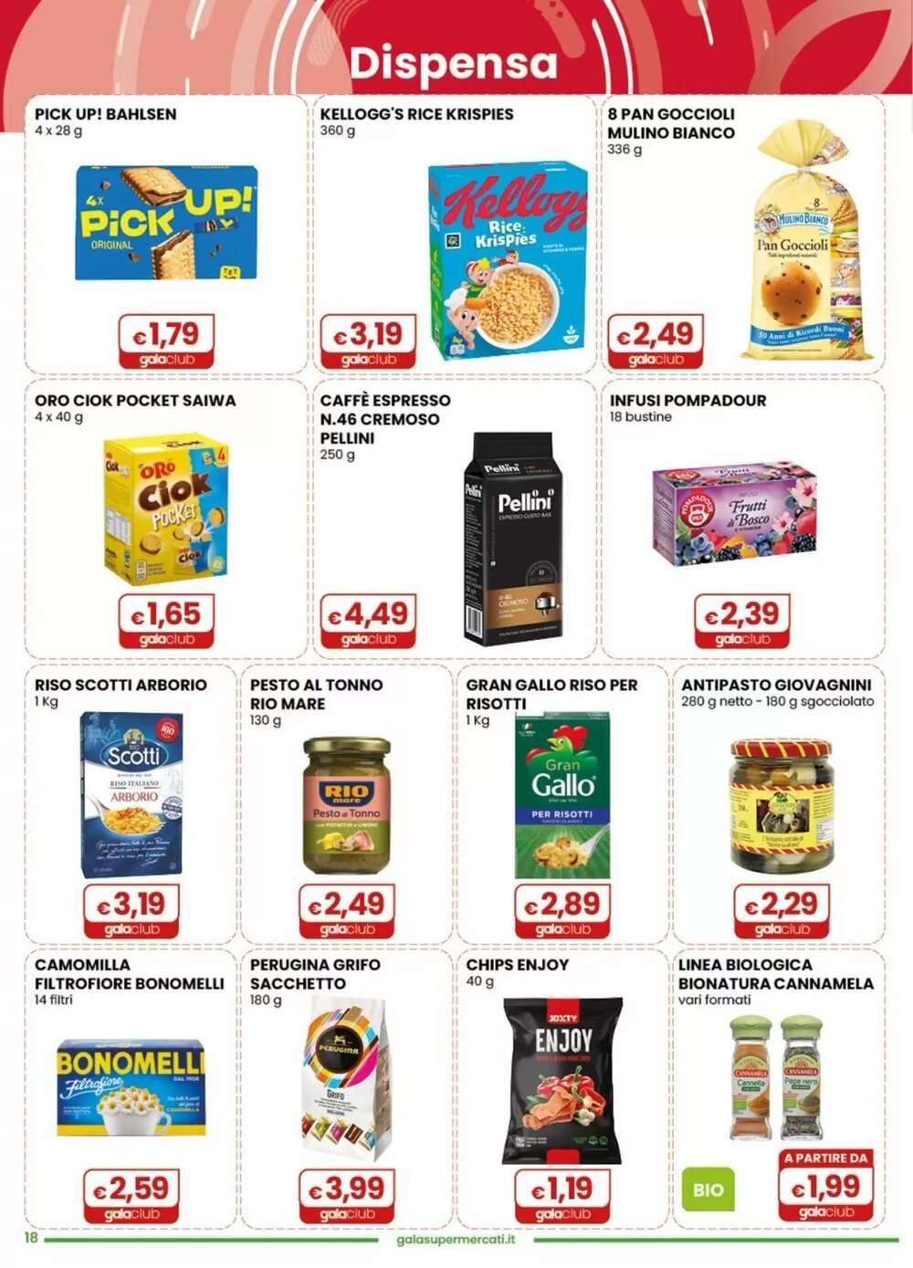 Volantino promozionale Gala Supermercati  valide dal 02/01/2026 - Pagina 18.