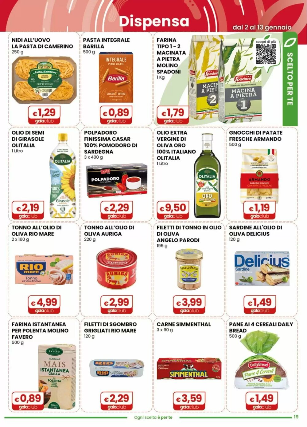Volantino promozionale Gala Supermercati  valide dal 02/01/2026 - Pagina 19.