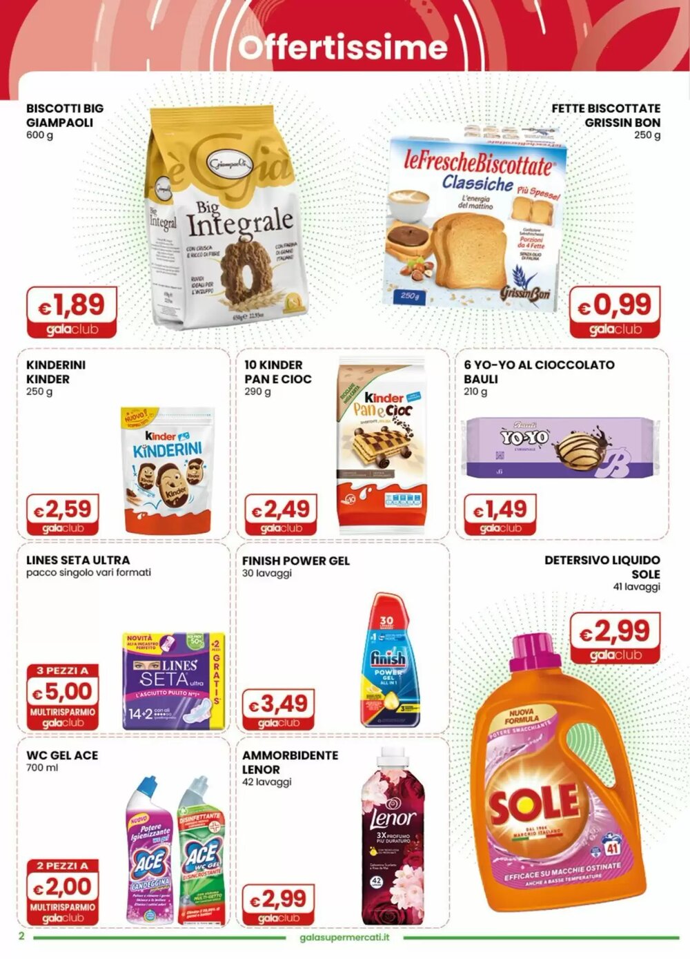 Volantino promozionale Gala Supermercati  valide dal 02/01/2026 - Pagina 2.