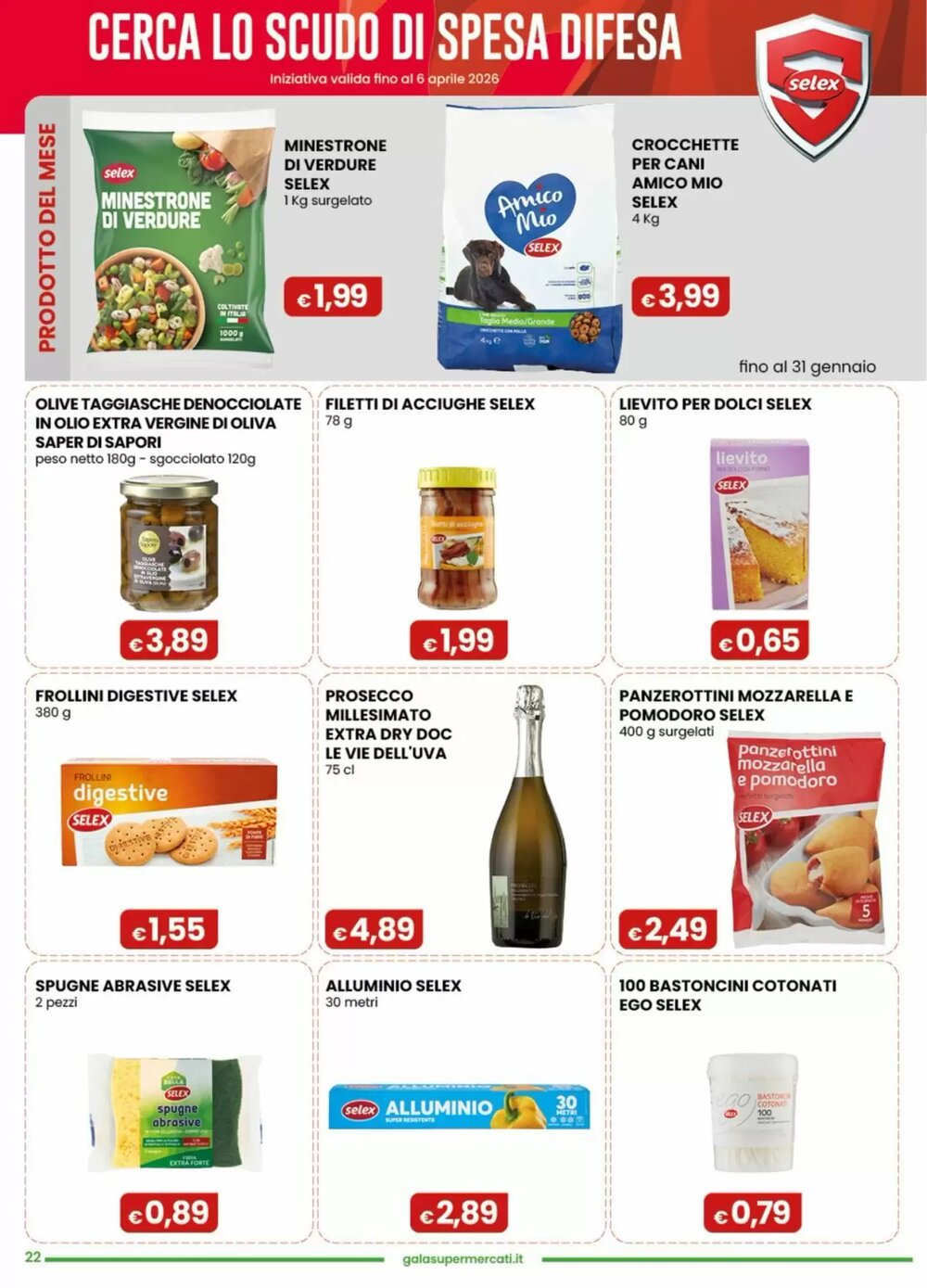 Volantino promozionale Gala Supermercati  valide dal 02/01/2026 - Pagina 22.