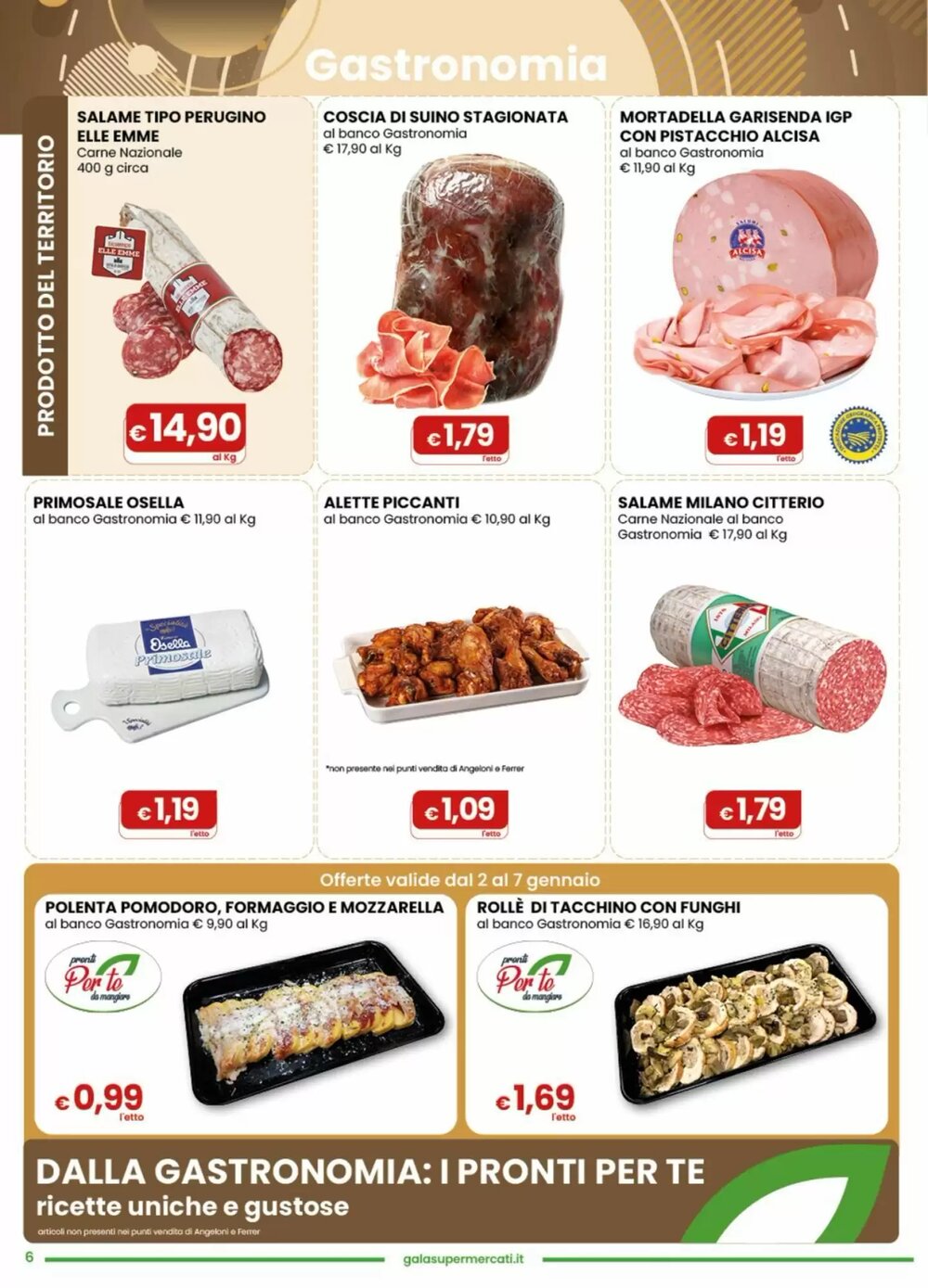 Volantino promozionale Gala Supermercati  valide dal 02/01/2026 - Pagina 6.