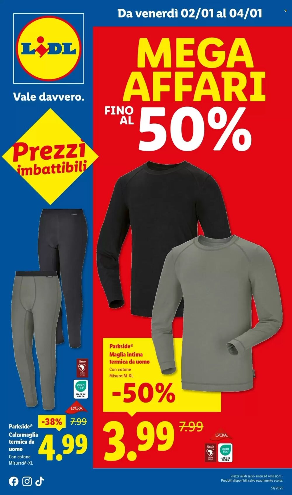 Volantino promozionale Lidl  valide dal 02/01/2026 - Pagina 1.