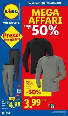 Volantino promozionale Lidl valide dal 02/01/2026