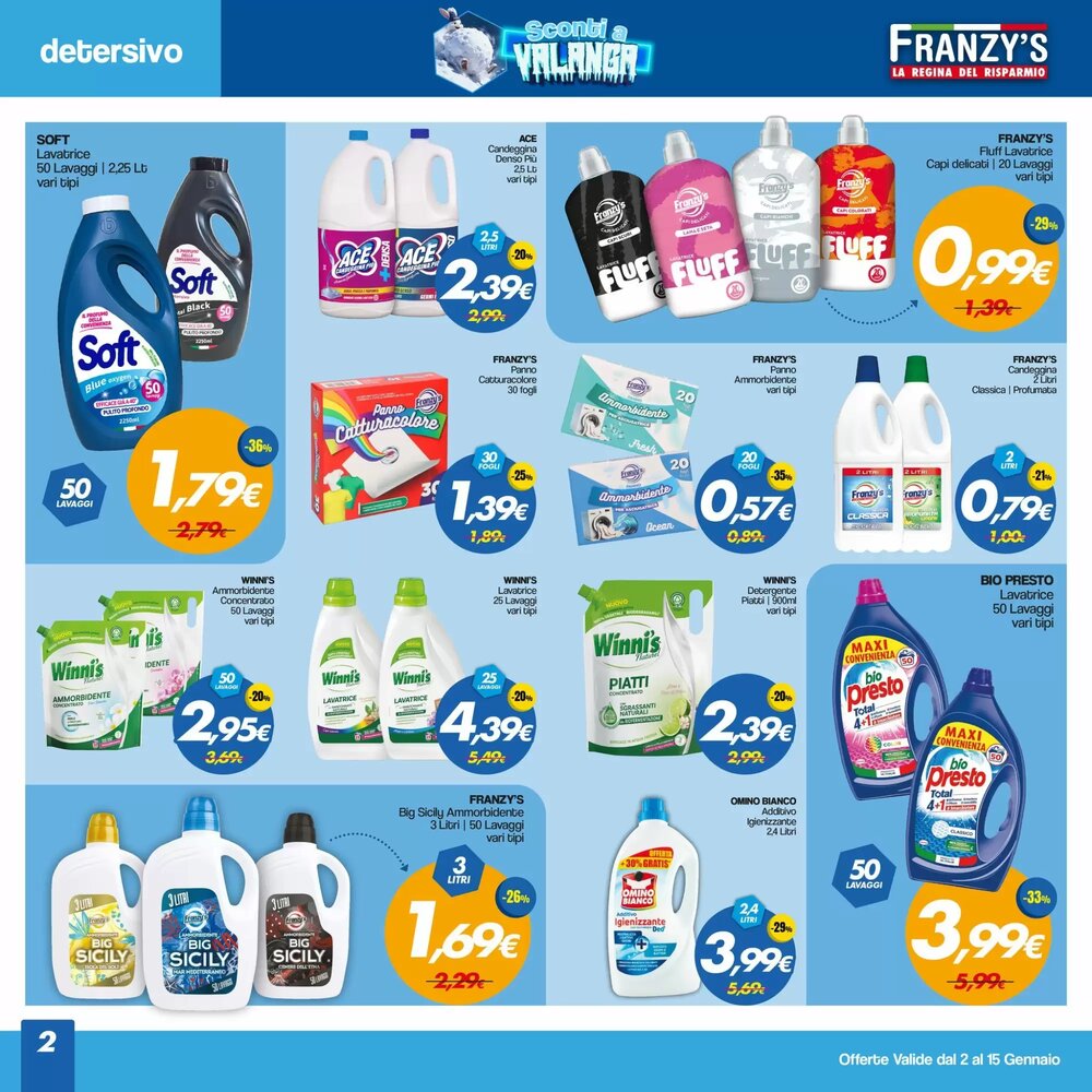 Volantino promozionale Franzy's  valide dal 02/01/2026 - Pagina 2.