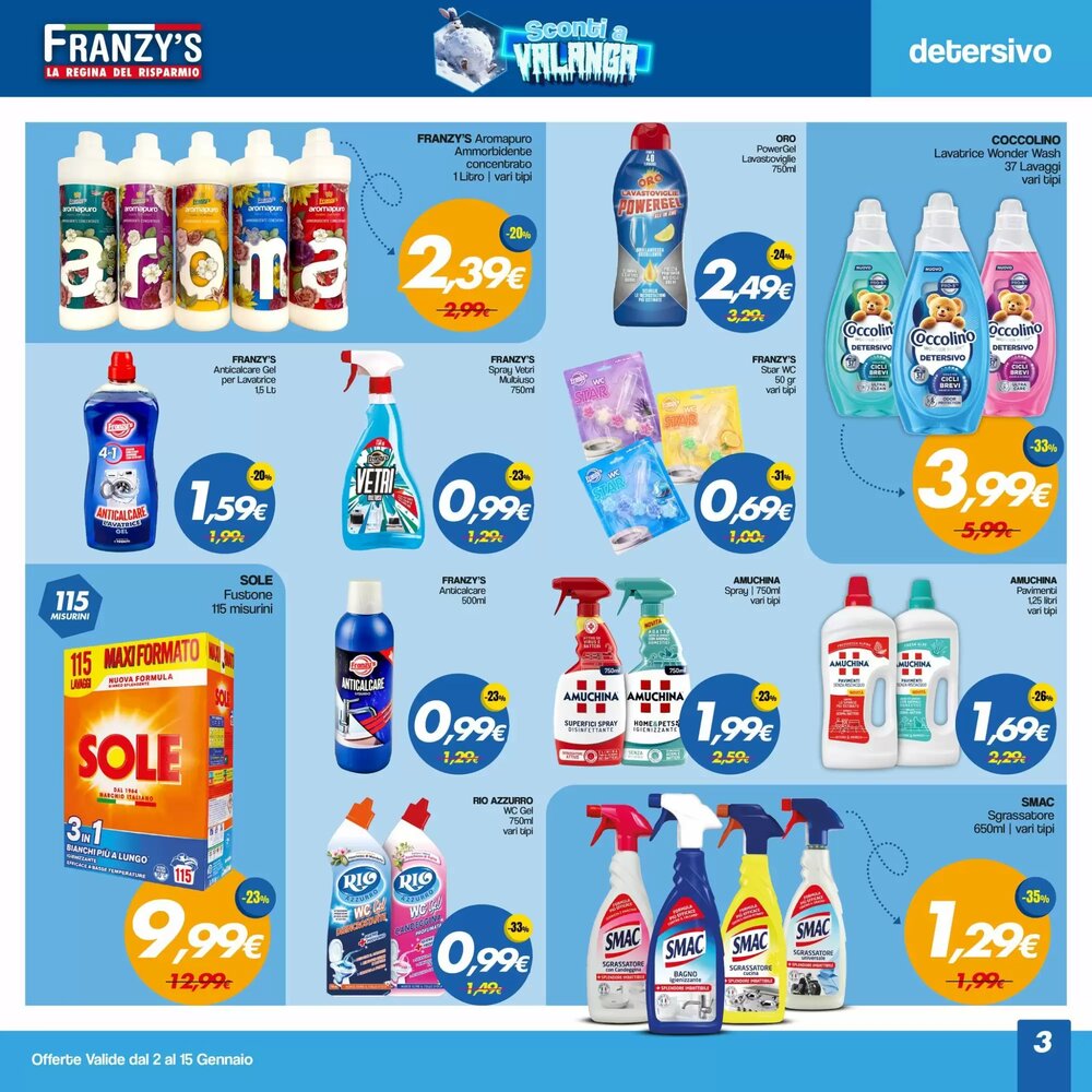 Volantino promozionale Franzy's  valide dal 02/01/2026 - Pagina 3.
