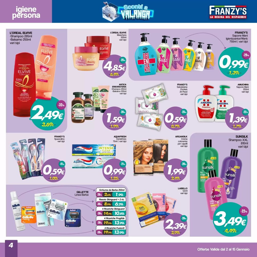 Volantino promozionale Franzy's  valide dal 02/01/2026 - Pagina 4.